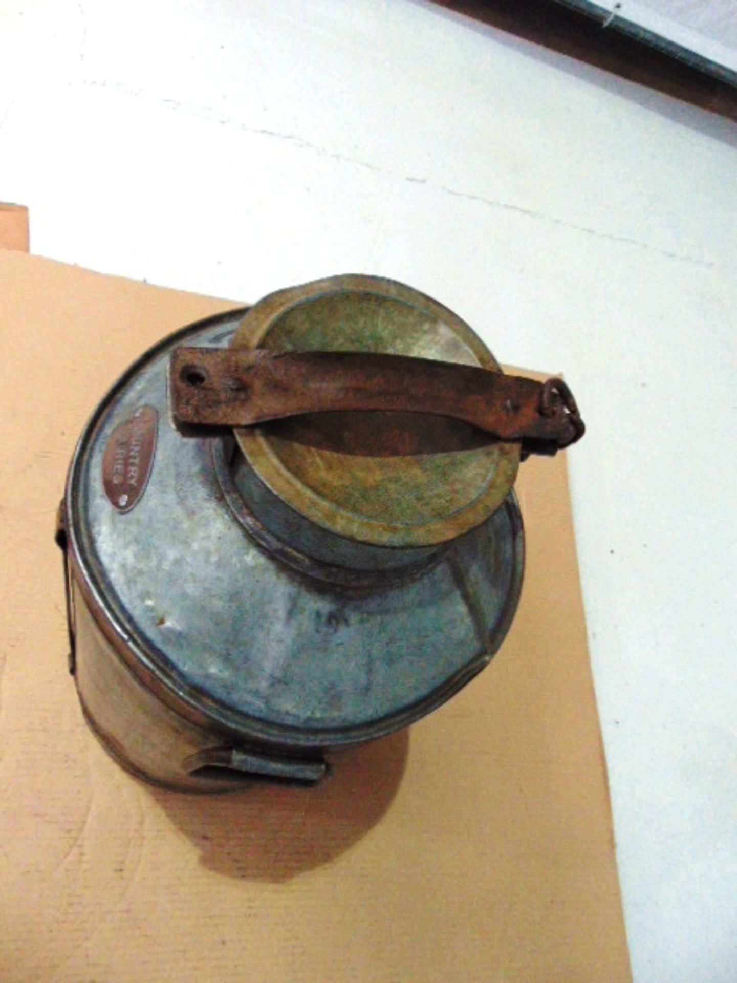 Large Antique Galvanised Milk Churn - Image 4 of 6