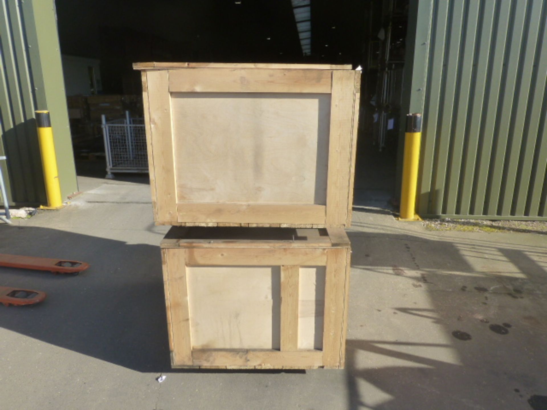 2 x Large Wooden Packing Crates - Bild 2 aus 5