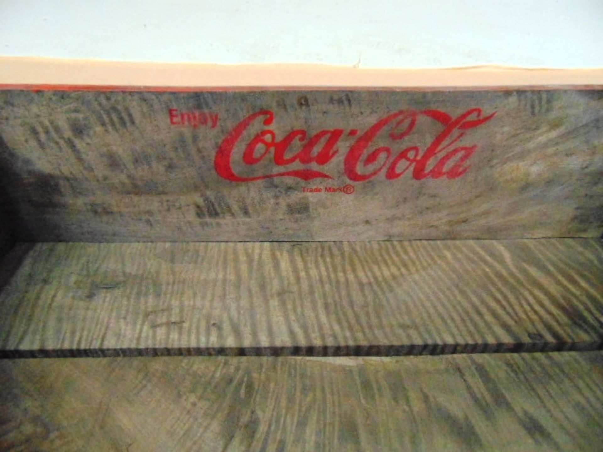 Vintage Wooden Coca Cola Storage Box - Image 5 of 6