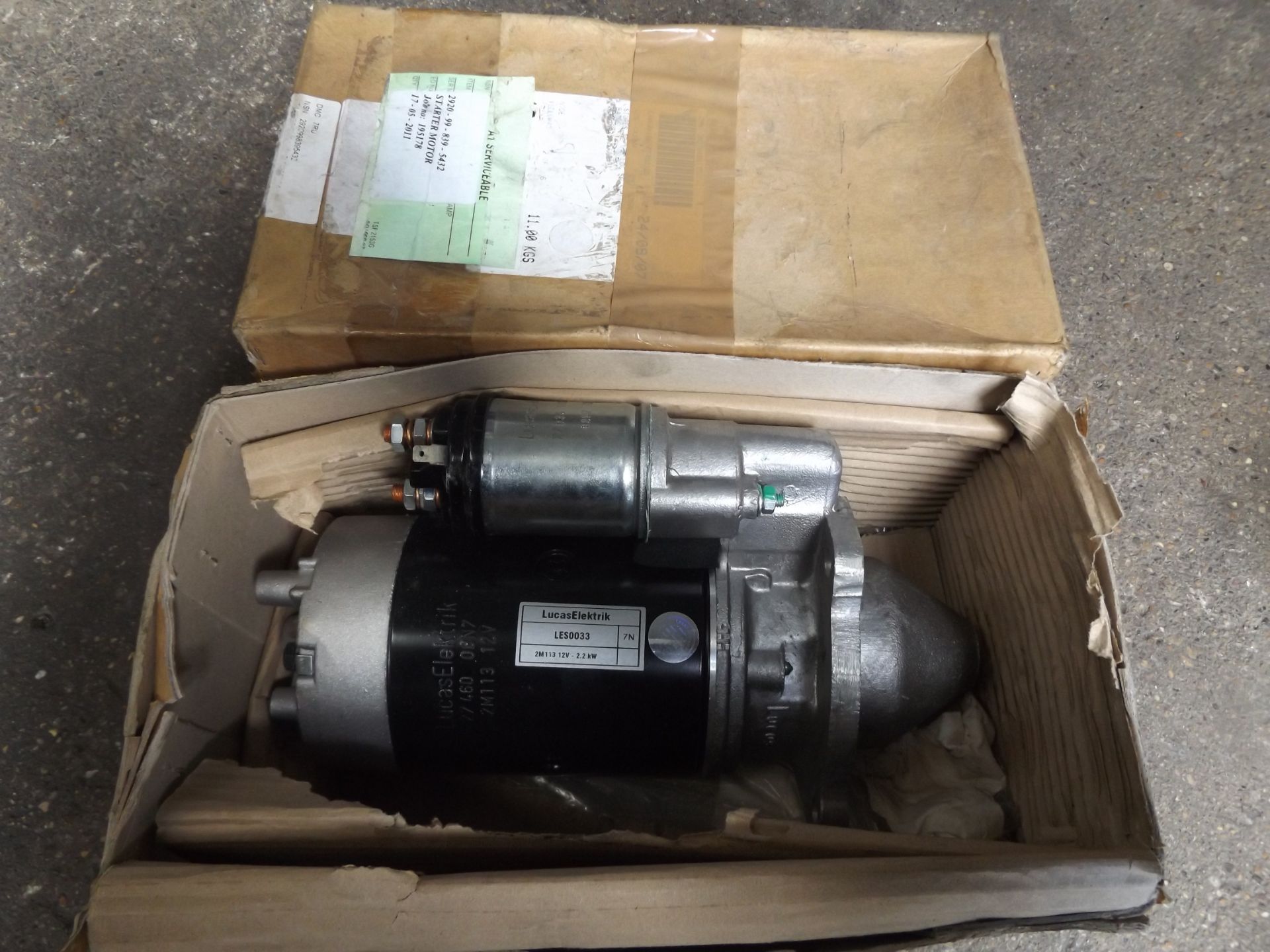 Land Rover 2.5 Diesel/ 2.5 Tdi Starter Motor P/No RTC 5249N