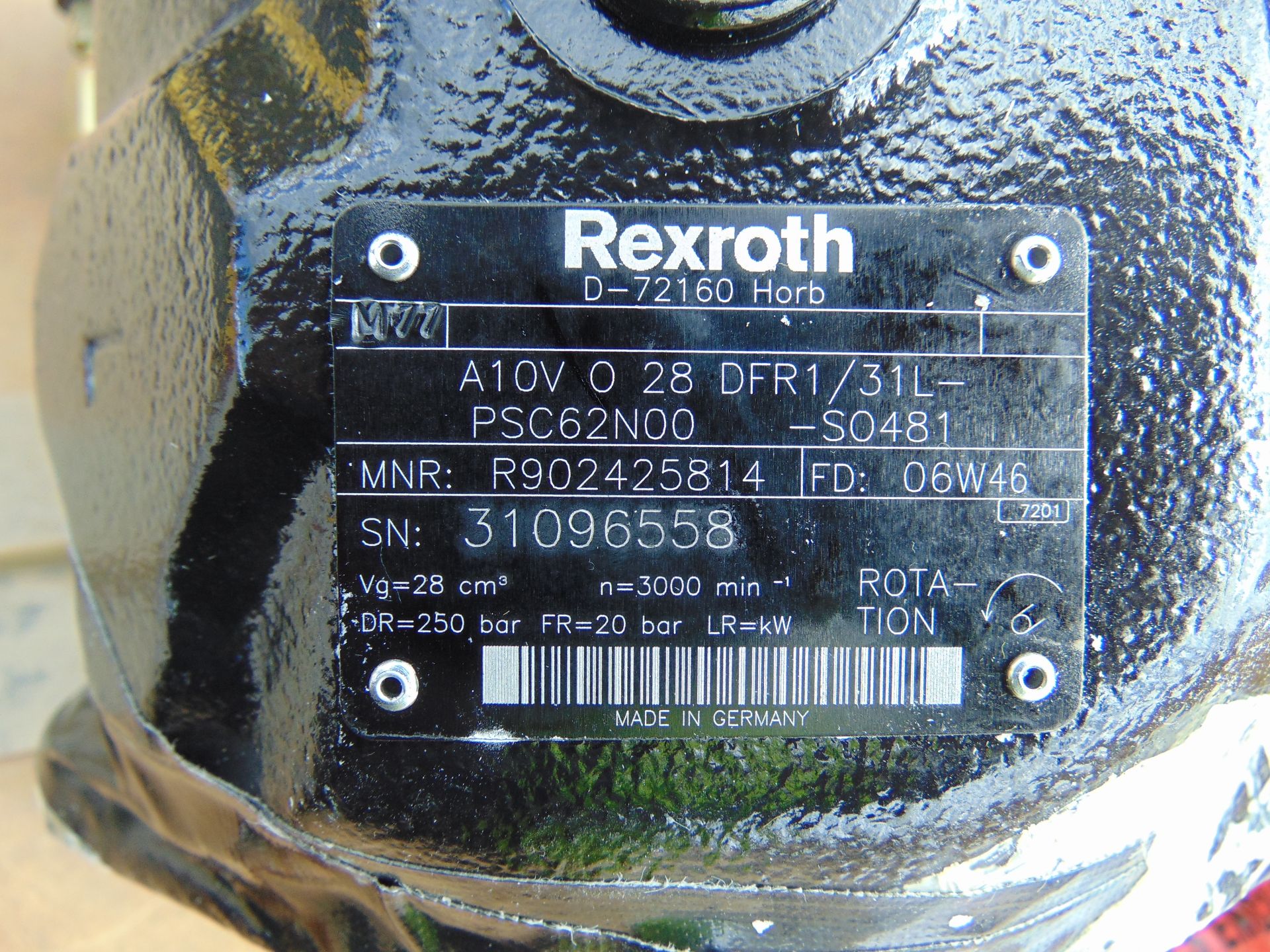 2 x Rexroth Hydraulic Pump P/No 2 0066-196 - Image 6 of 8