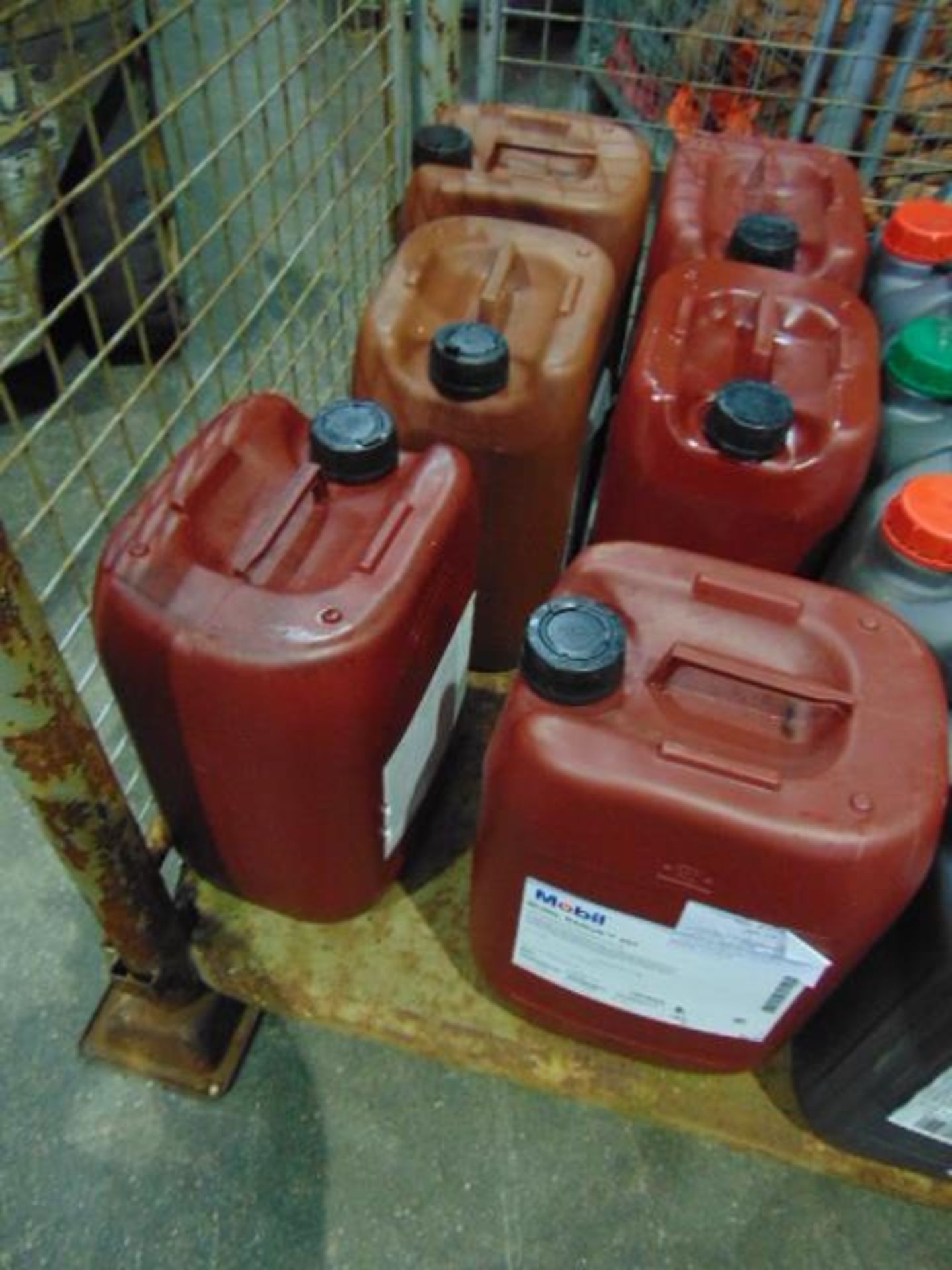 6 x 20 Ltr Mobil Rarus 427 Compressor Oil Unissued Direct from Reserve Stores