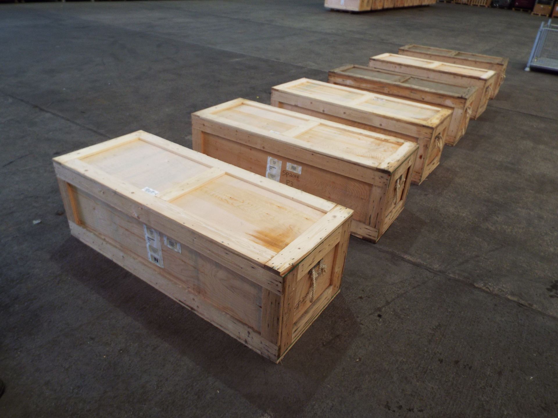 6 x Heavy Duty Packing/Shipping Crates