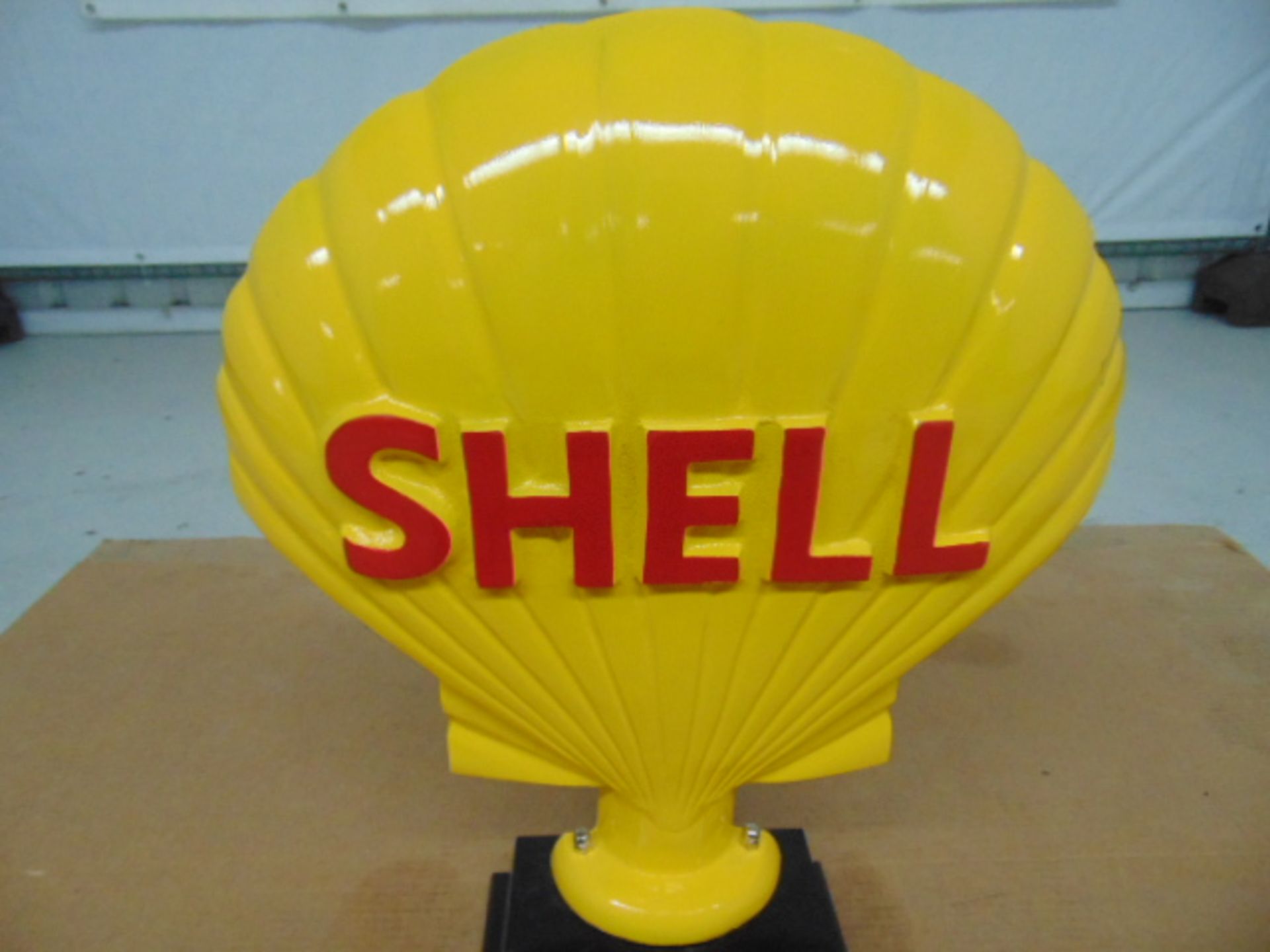 Shell Cast Aluminium Advertising Plaque with Stand - Image 2 of 5