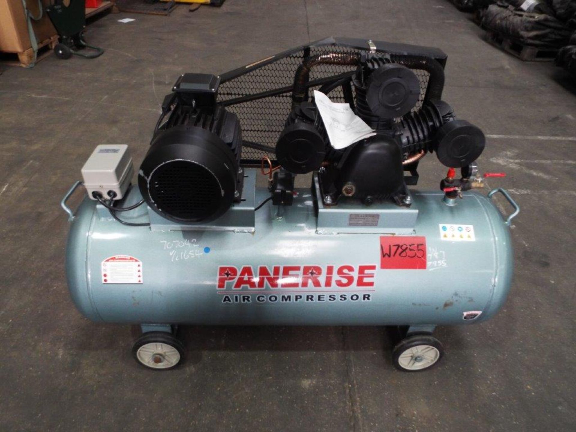 Unused Panerise PW3090A-300 10HP Air Compressor - Image 2 of 14