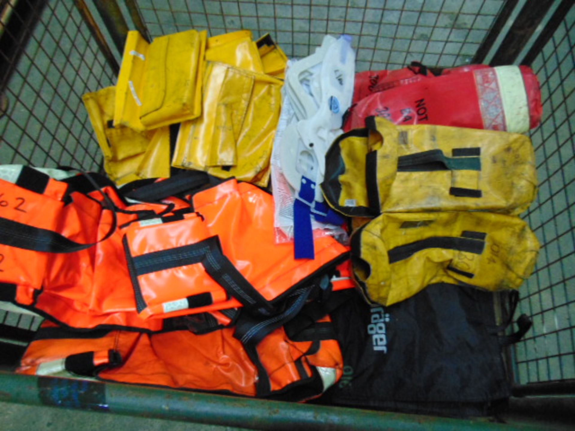 Stillage of Mixed Bags and Collars