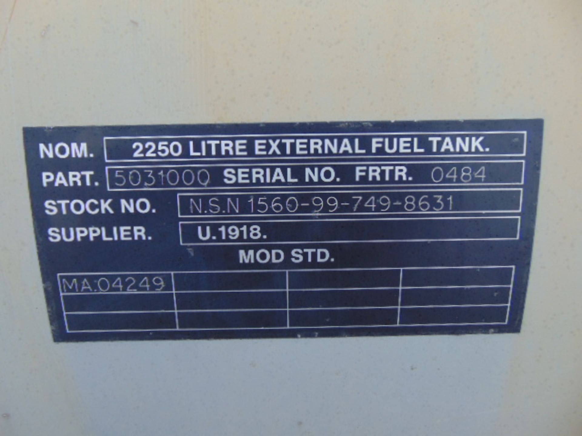 Tornado Strategic Bomber 2250 litre external fuel tank - Image 5 of 9