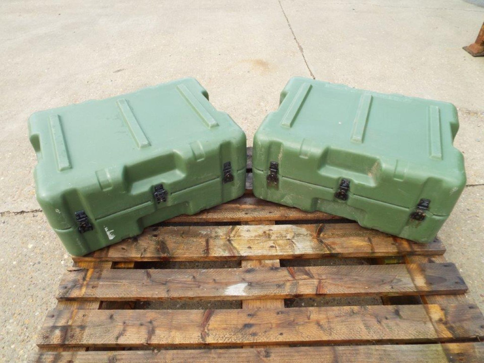 3 x Heavy Duty Military Stacking Transit / Storage Cases - Bild 8 aus 12