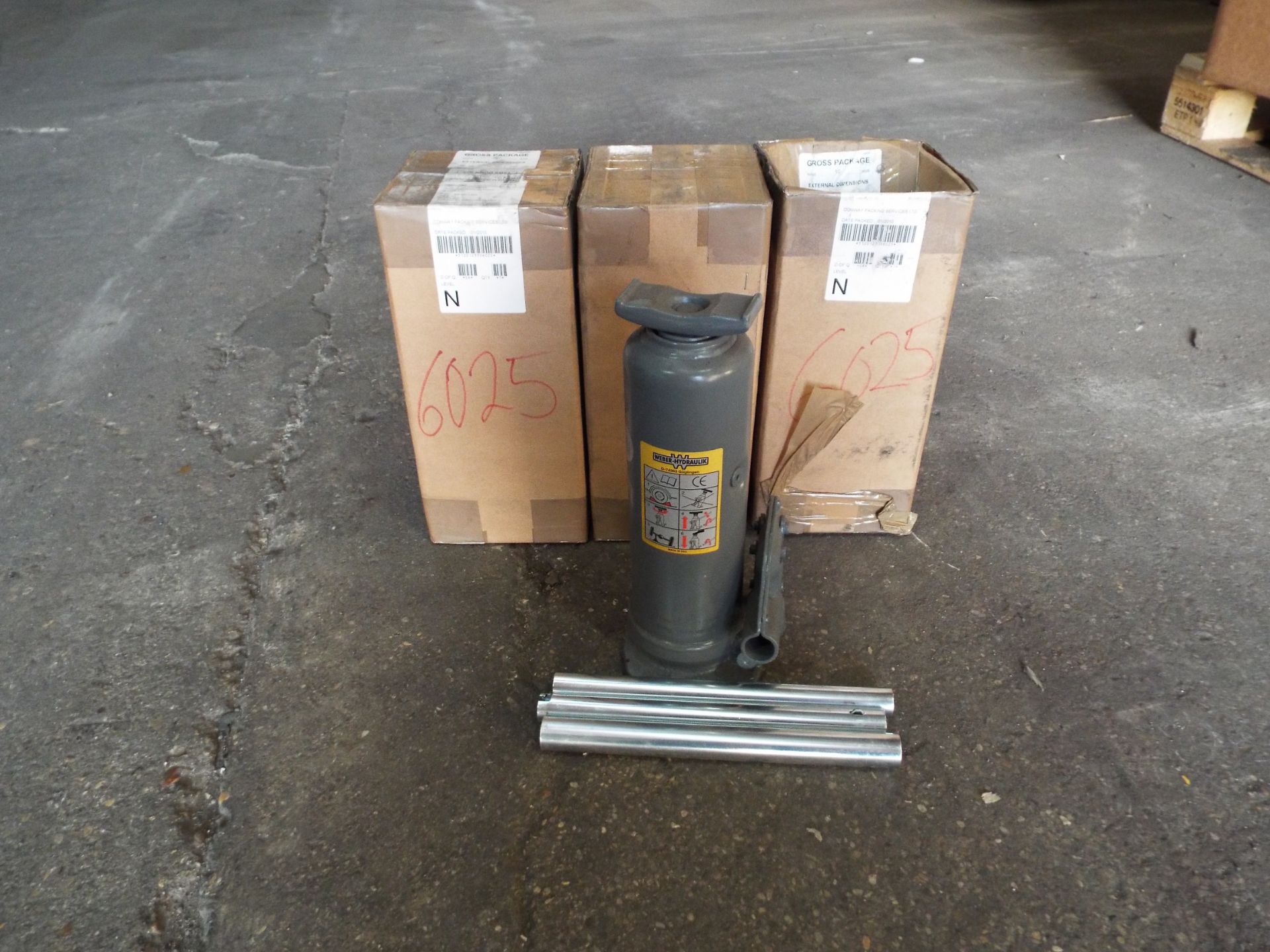 3 x Weber 10 Tonne Hi Lift Jacks with Collapsable Handles