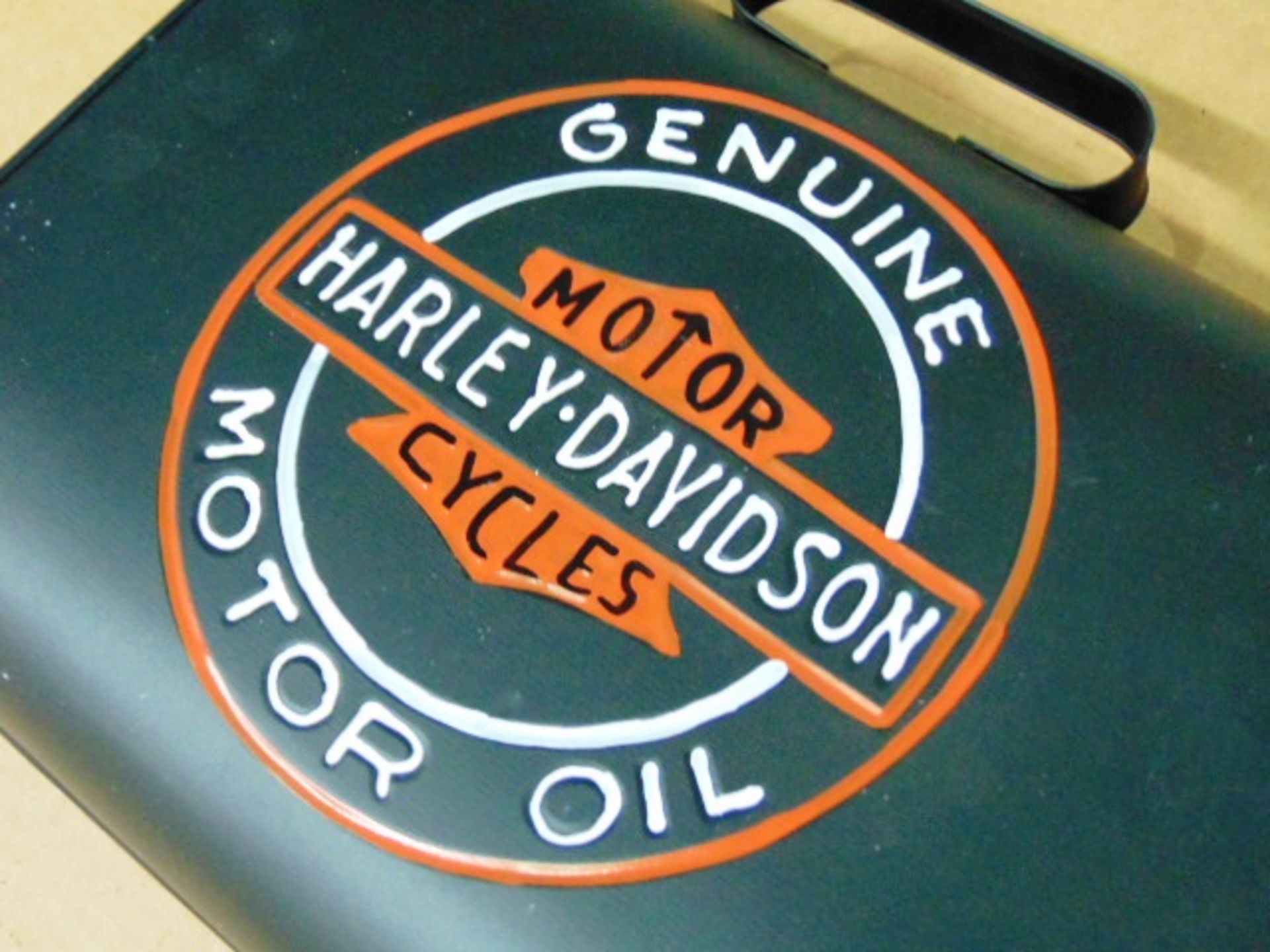 Harley Davidson Branded Slimline Oil Can - Image 2 of 6