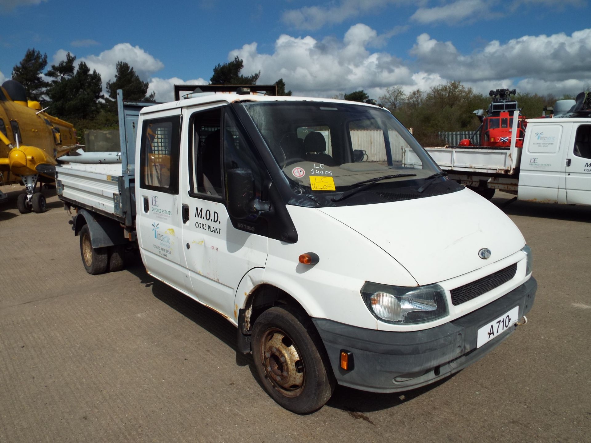 Ford Transit Double Cab Flat Bed Tipper