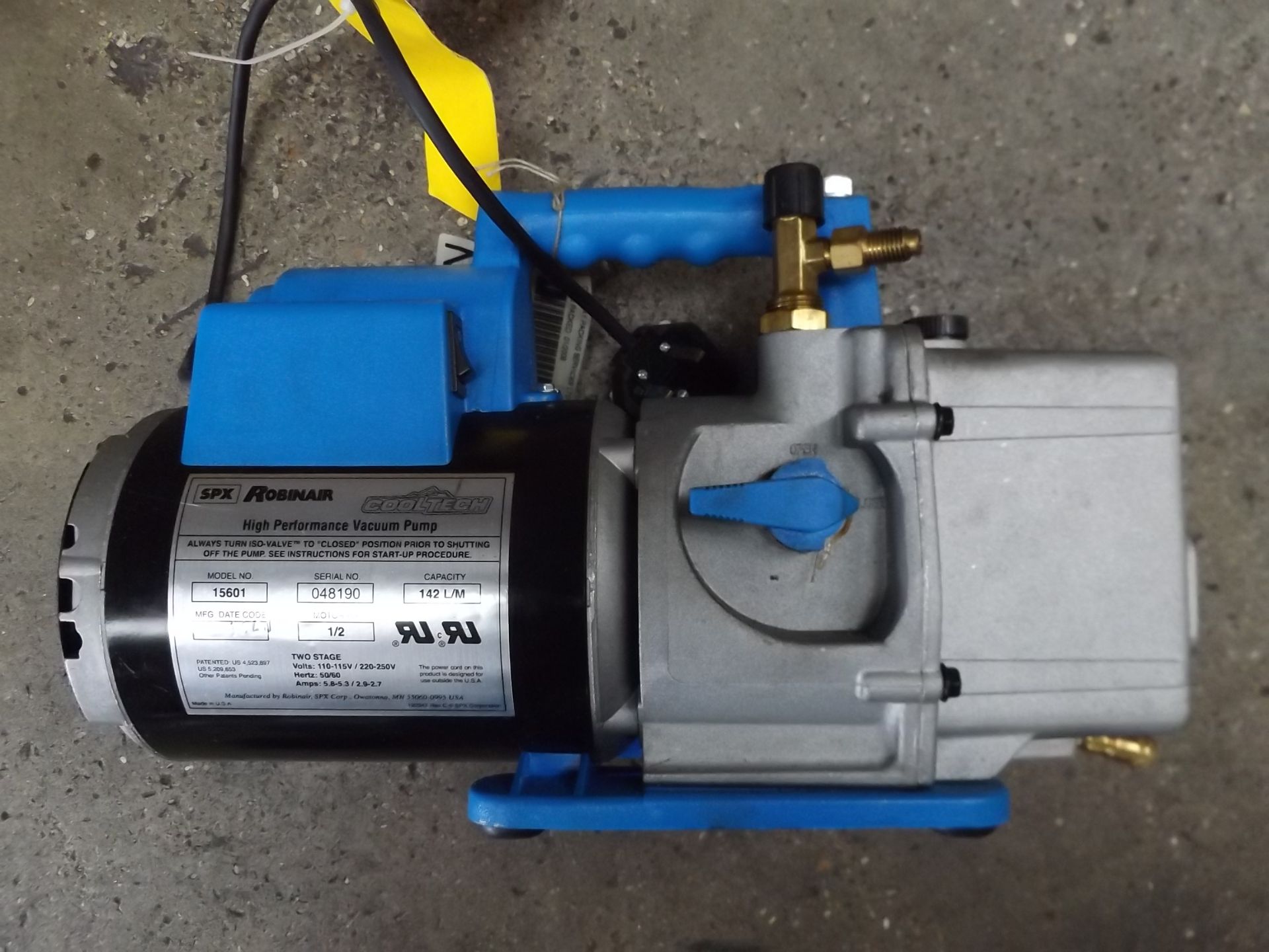 Robinair Cooltech High Performance Vacuum Pump - Image 3 of 7
