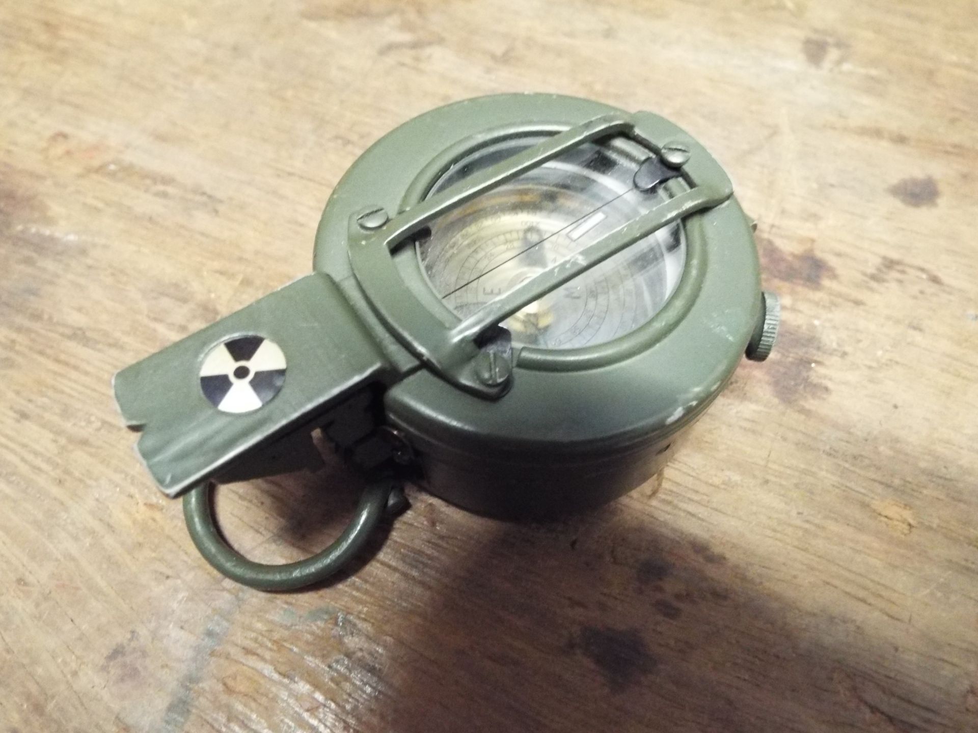 Genuine British Army Stanley Prismatic Marching Compass - Image 3 of 4