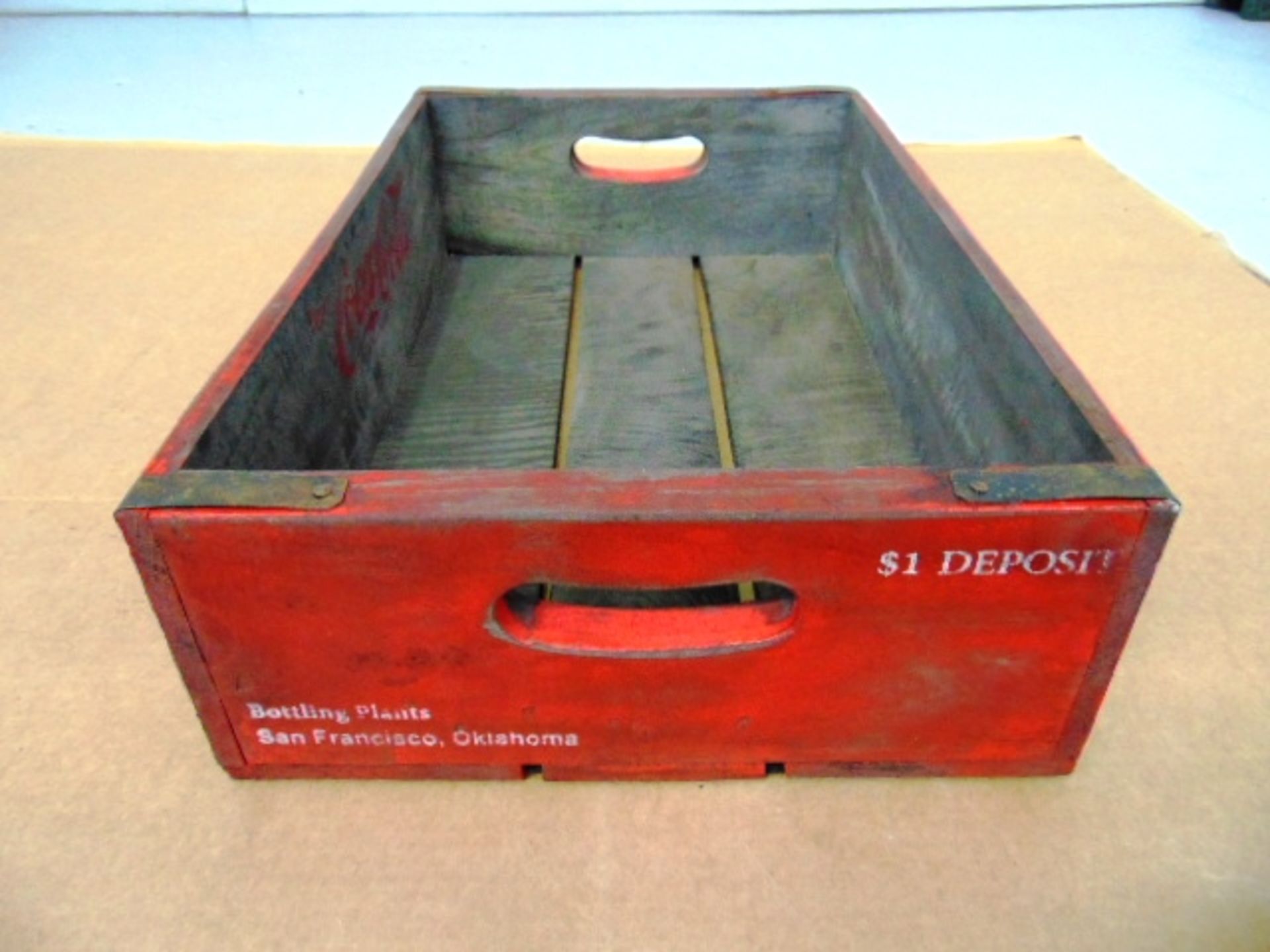 Vintage Wooden Coca Cola Storage Box - Image 3 of 6