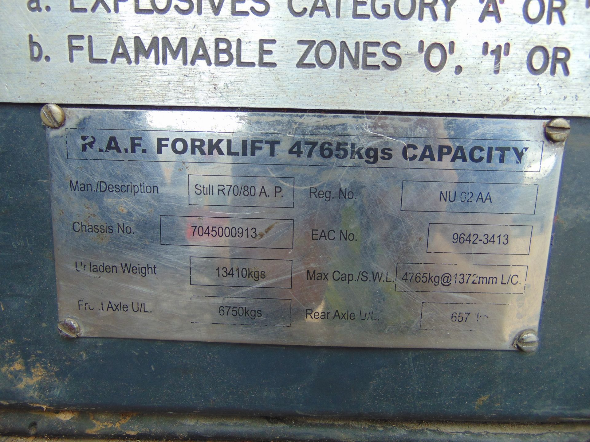 Still R70-80 4,765Kg Diesel Forklift - Image 28 of 33