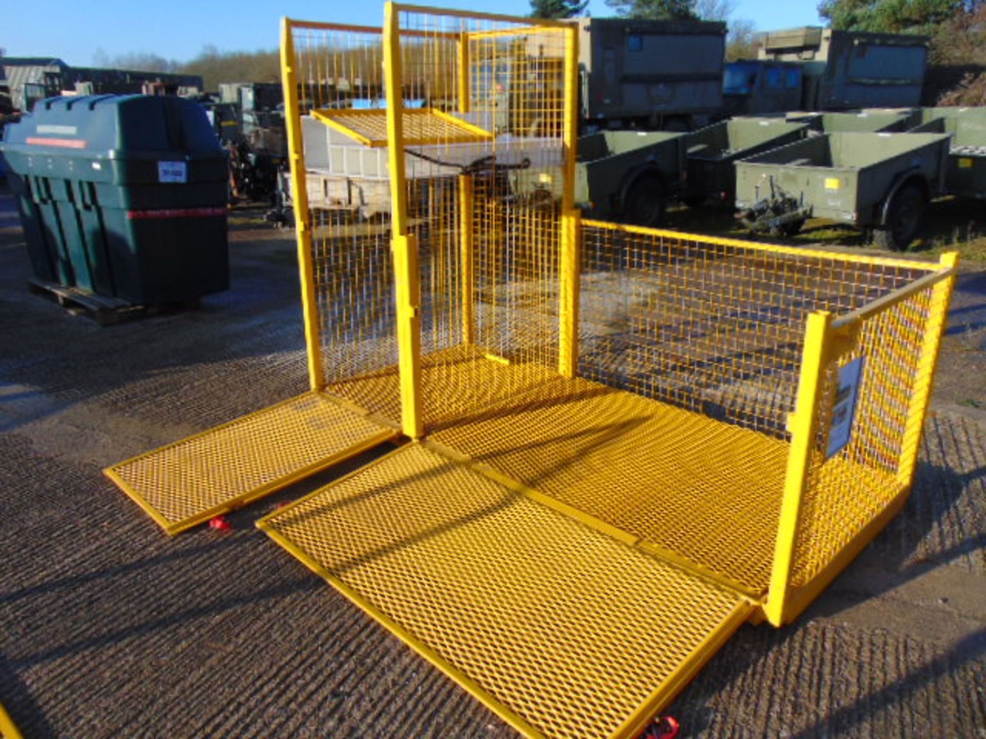 Drop Side Cage Pallet / Triple Stillage Assy - Image 7 of 10