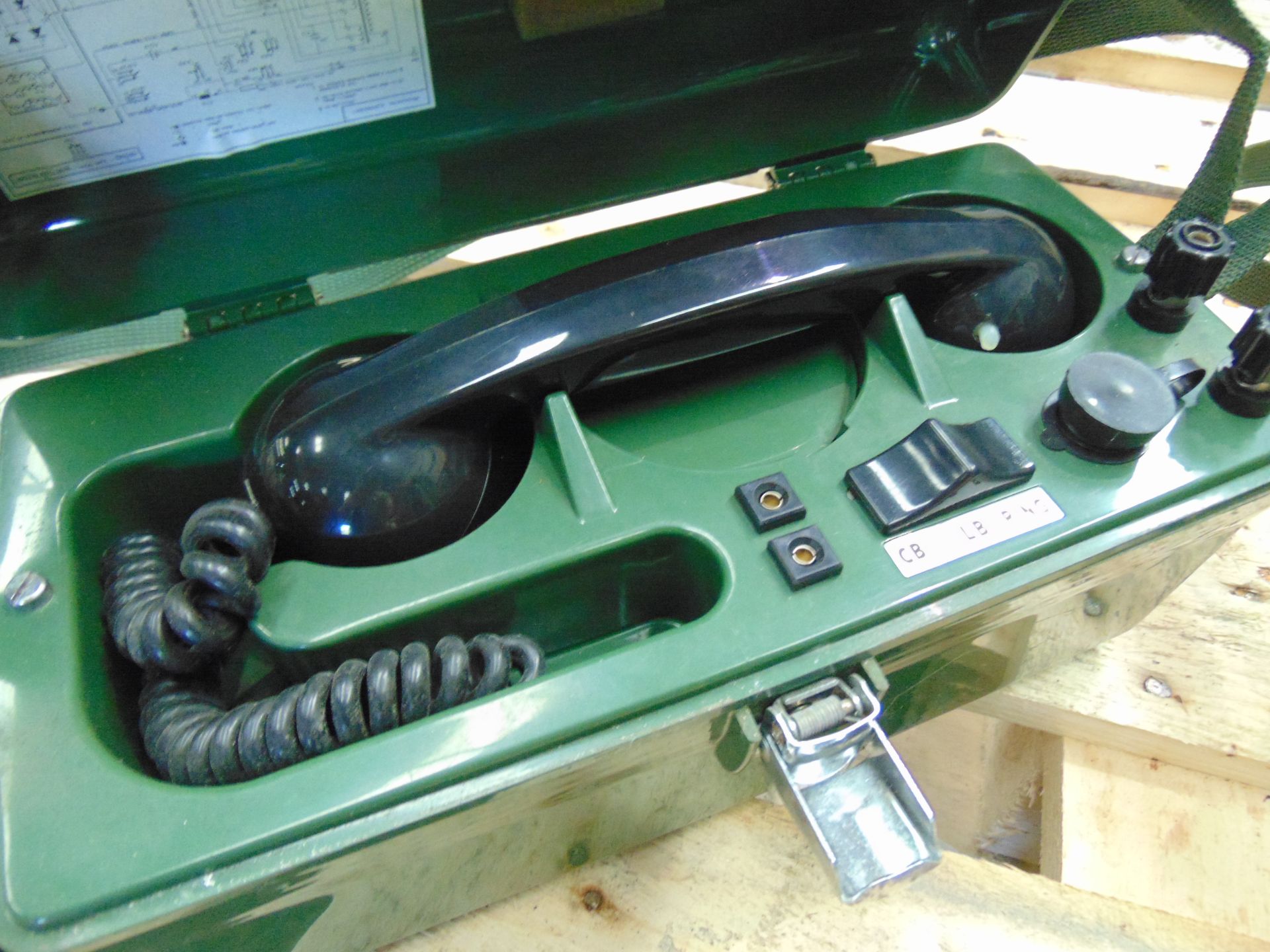 2 x PTC 405 Field Telephones - Bild 2 aus 5
