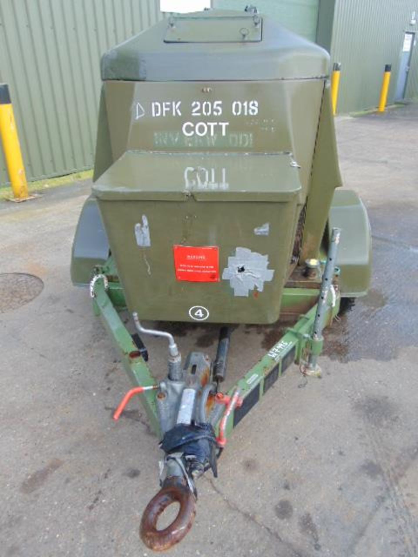 Ex Uk Royal Air Force Trailer Mounted 25 KVA Generator - Image 2 of 10
