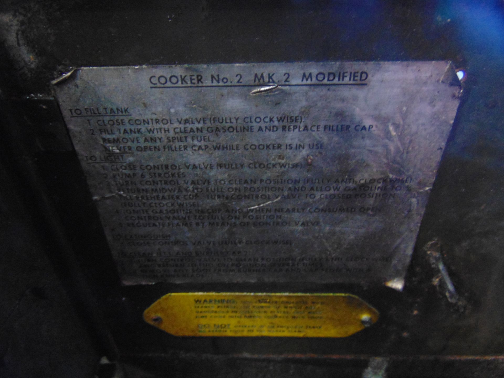 No.2 MK2 Cooker/Camping Stove - Image 3 of 5