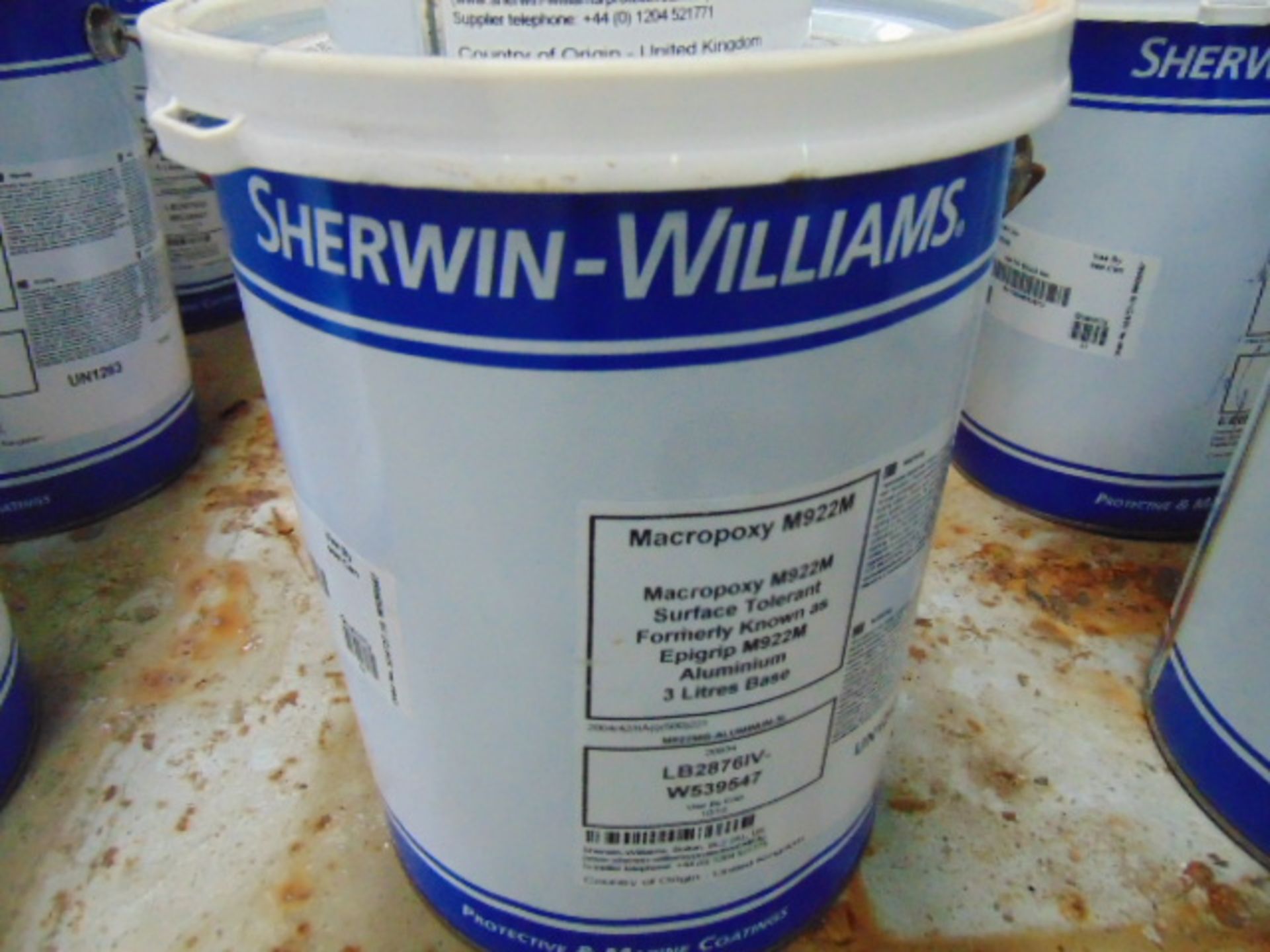 16 x Sherwin-Williams Macropoxy M922 2 Pack 3L High Solid Glass Flake Epoxy - Bild 3 aus 6