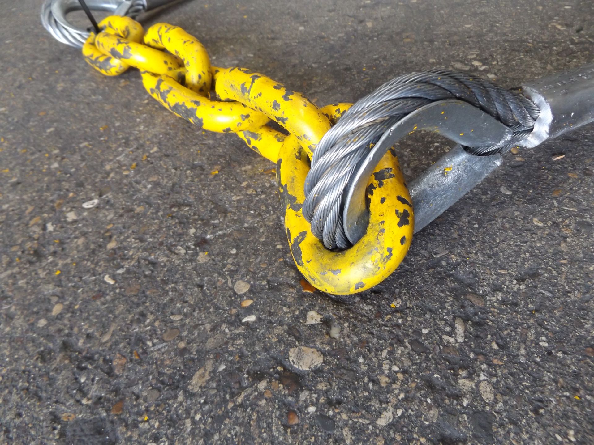 2 x Unissued Gunnebo Heavy Duty Wire Rope and Chain Assys - Bild 4 aus 6
