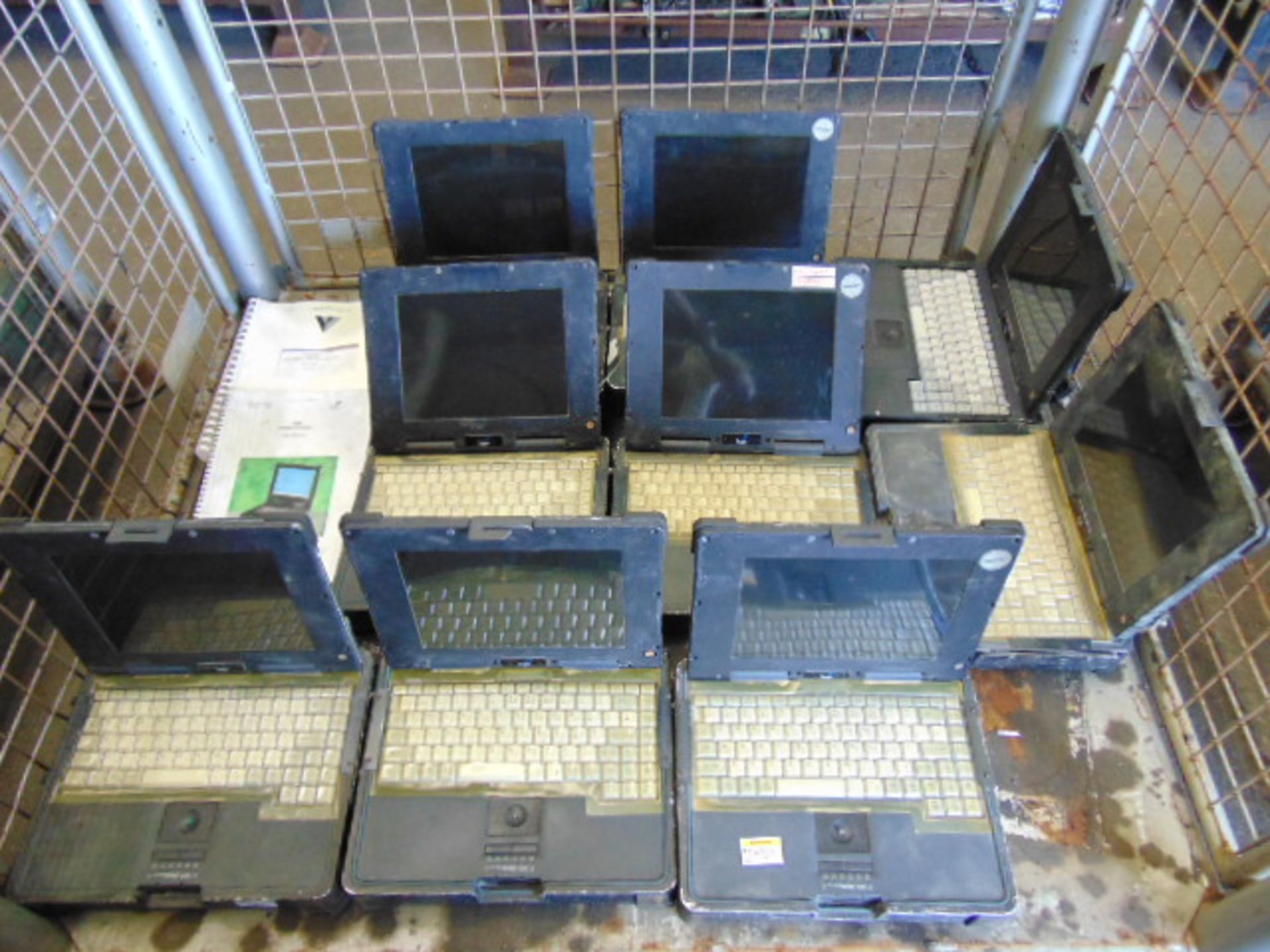 9 x Lago Systems Ruggedized Laptops