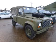 Land Rover 110 soft top with rear seats, RHD, 2.5 N/A diesel engine, Wolf wheels, etc. 125,000 KMs.