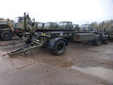 King Ro/Ro 15 tonne 2 axle drawbar Drops/container trailer, ex-reserve c/w spare wheel, etc.