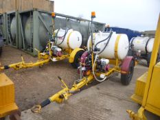 500 litre agricultural sprayer c/w pump, etc.