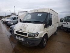 Ford Transit diesel van, fully lined and racked out with side loading door.Direct fire service.