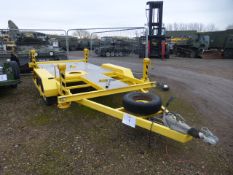 Twin axle plant/car trailer.Direct Highways Authority.