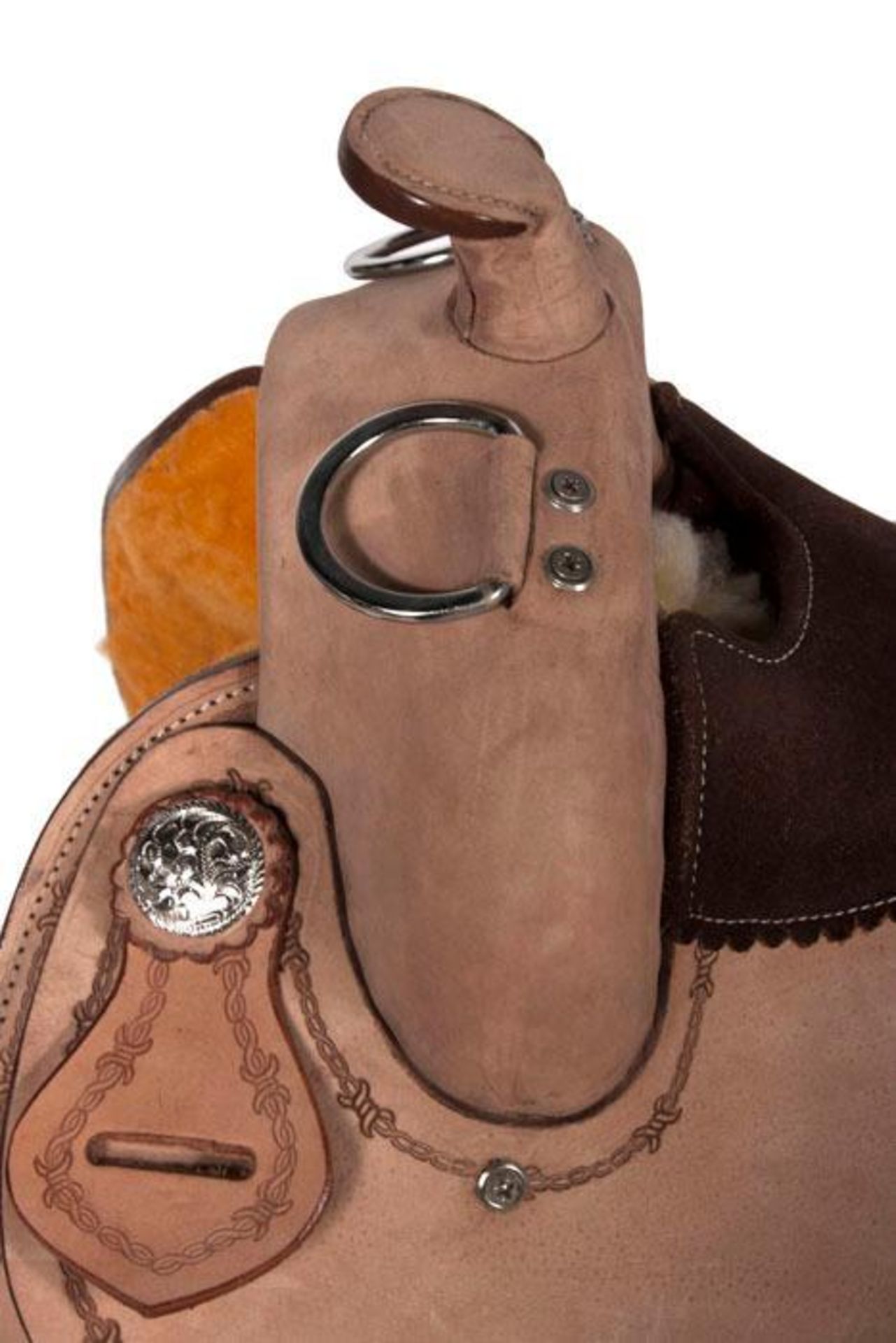 Brand: NorthWoodTM Saddlery  Made with X-GEN Tree Pro Fit        Premium grade rough out leather - Image 2 of 4