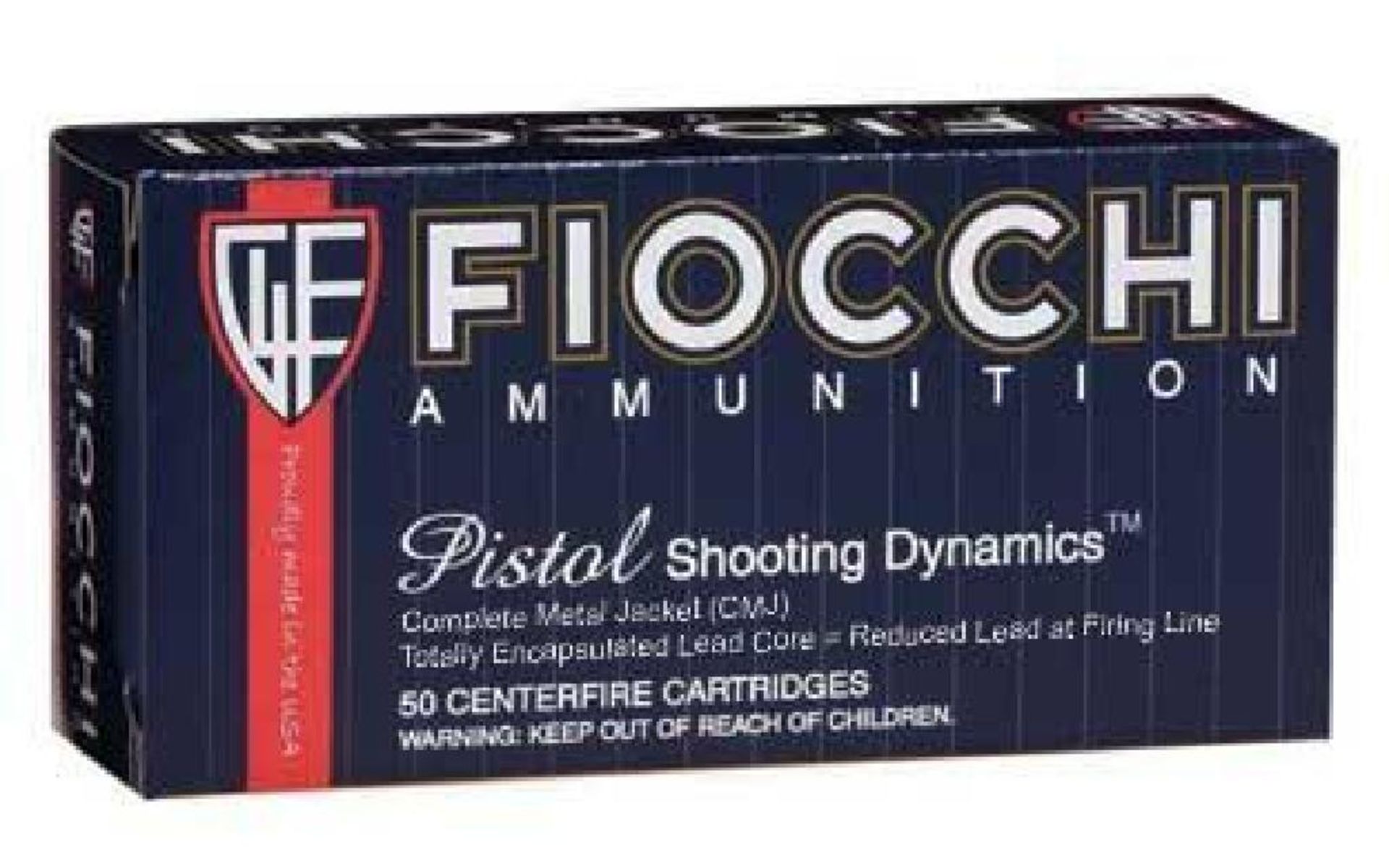 (AMMO) FIOCCHI 40SW 180GR CMJ (500 ROUNDS) 762344710983