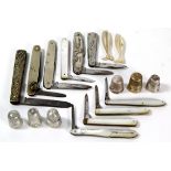 A mixed collection of pen knives
All early to mid 20th Century to include several with mother of