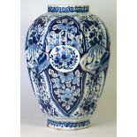 A late 19th/early 20th Century Delft vas