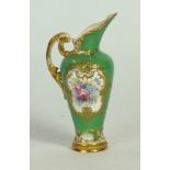A Royal Worcester hand painted gilt deco
