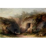 David Cox (British, 19th Century) - 'Forest Caves'
Watercolour, signed and dated 1846,