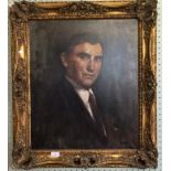 Holt (20th Century) oil on canvas depicting a portrait of a gentleman, signed Holt and dated 68,