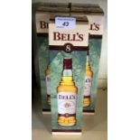 Five Bells scotch whiskey bottles fitted in original boxes.