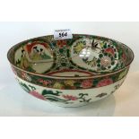 A Chinese famille verte bowl,