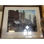 Tom Dodson - pencil signed print 'Fishergate,