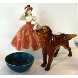 A large collection of ceramics to include a Coalport Ladies of Fashion figure 'Flora',