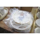 A Wedgwood " Mirabelle " tea and dinner service comprising cups, saucers, teapot, dishes,