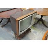 A 1960's Stella black and white television.