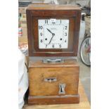 A National Time Recorder Co Ltd clocking on clock.