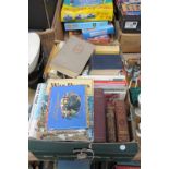 4 Boxes of books, poetry, history and assorted reference.