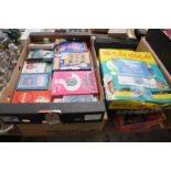 Vintage boxed party games, theatre programmes, etc.