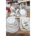 A Royal Worcester " Evesham " coffee service, Royal Worcester " Evesham" casserole dishes,