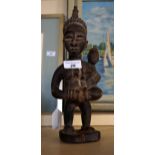 An African Yombe Maternity figure, height 30cm.