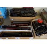 A mixed lot of assorted Hornby and further railway items to include locomotives, tenders,